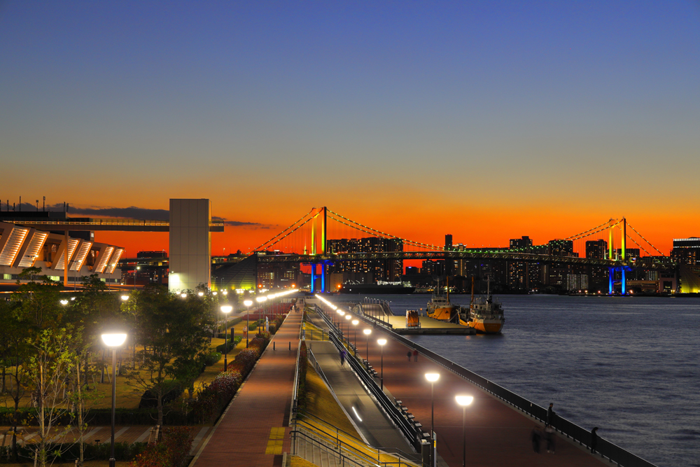 新東京湾夕照