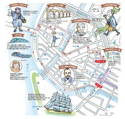 【おすすめまちあるき】深川佐賀町・永代橋コース