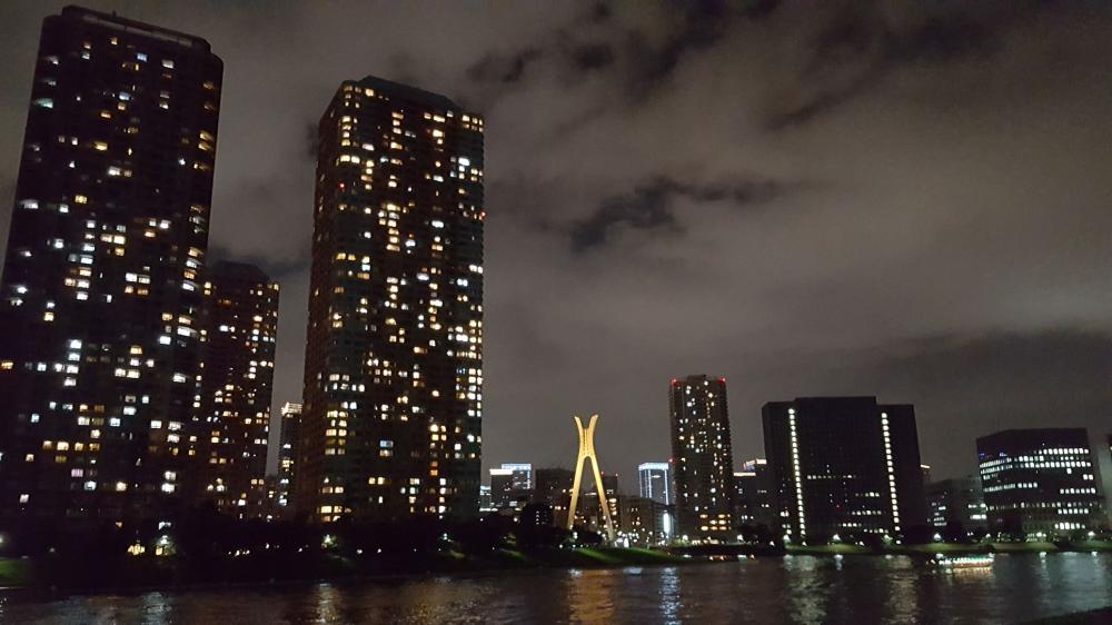 越中島公園 映える 夜景スポット