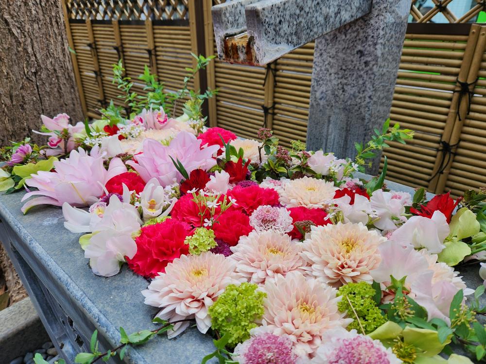永代寺 深川花手水