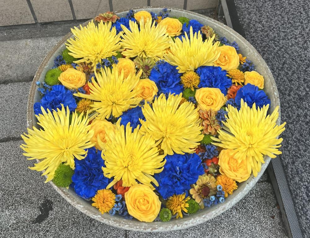  深川花手水