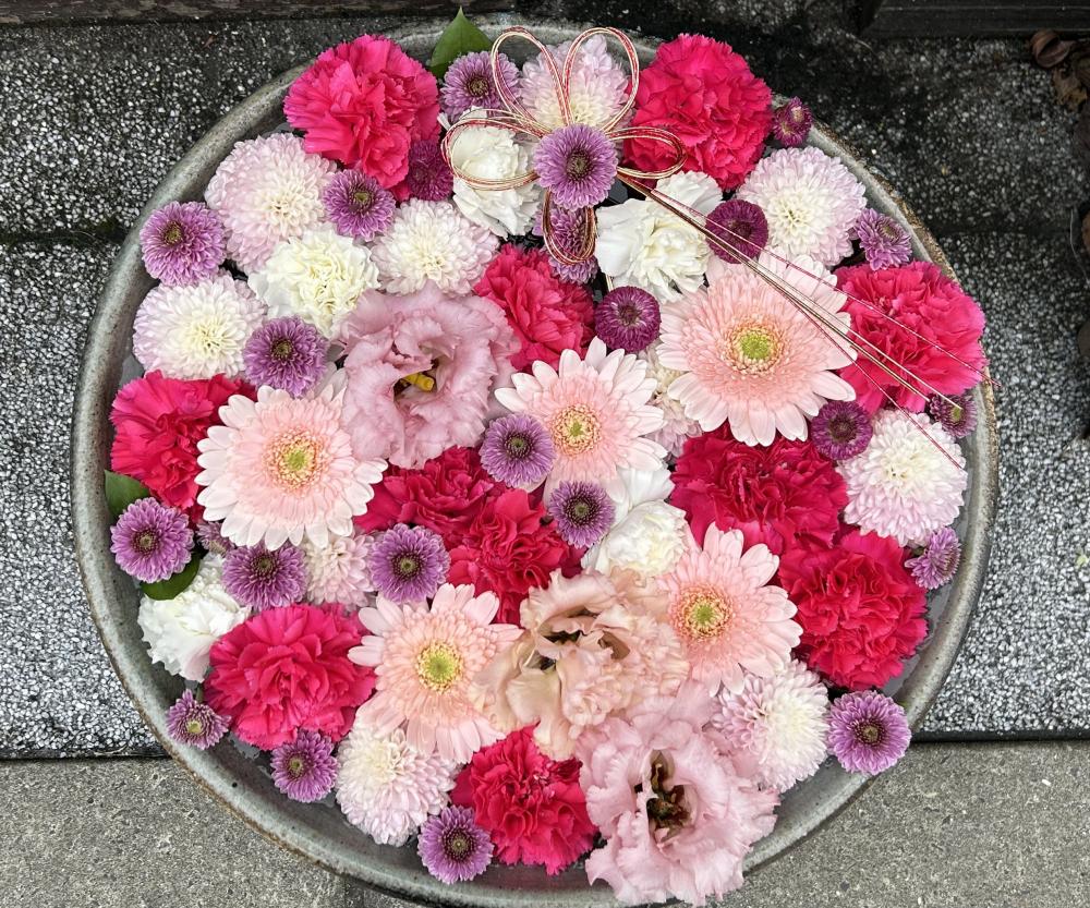  深川花手水