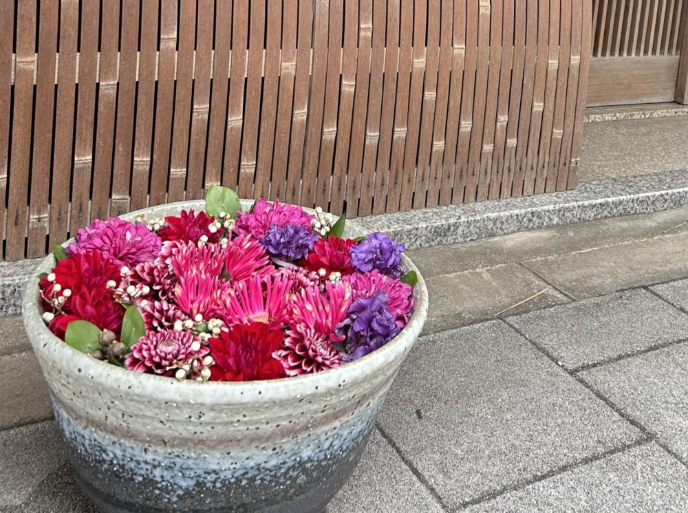  深川花手水