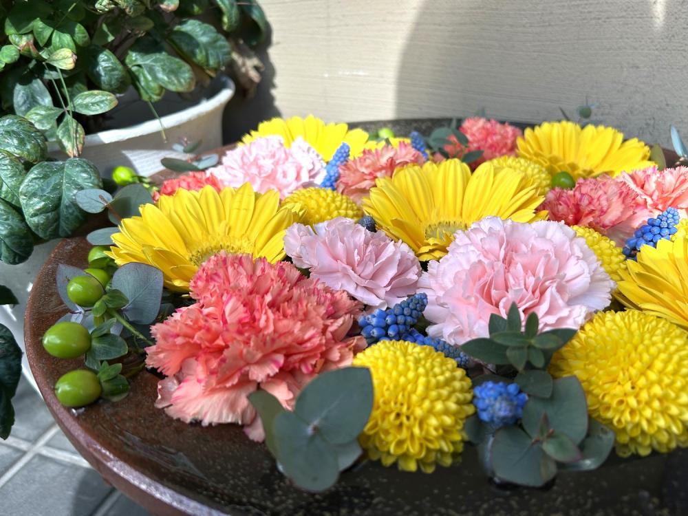 甘味処 いり江 深川花手水