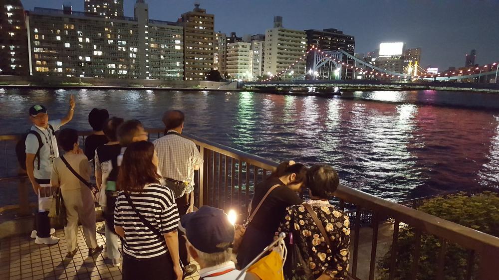 【受付終了】トワイライトツアー～たそがれの隅田川テラスとまちを歩く～