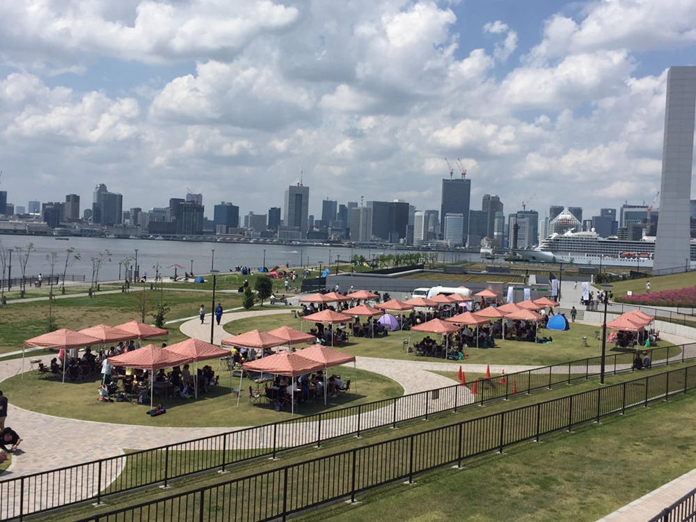 豊洲ぐるり公園 手ぶら BBQ 広場