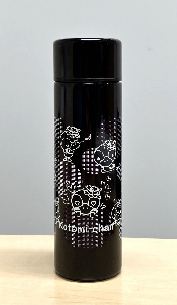 【限定販売】コトミちゃん ステンレスボトル〈ブラック〉